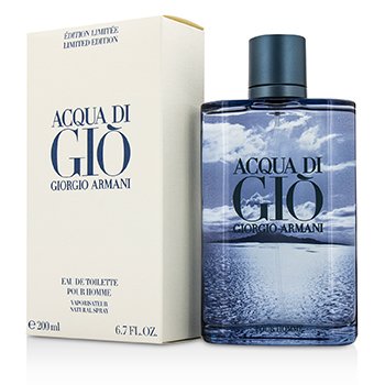 Giorgio Armani Acqua Di Gio Eau De Toilette Spray (Blue Limited Edition)  200ml 