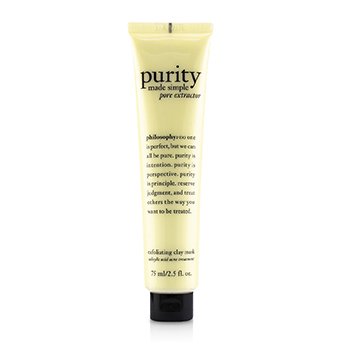 Philosophy Purity Made Simple Pore Extractor Exfoliating Clay Mask