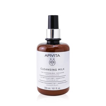 Apivita 3 In 1 Cleansing Milk For Face & Eyes