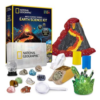 National Geographic 300548 Mega Science Lab Glow-in-the-Dark Science Kit