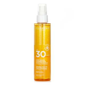 Clarins Glowing Sun Body Oil High Protection SPF 30
