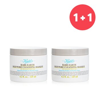 Kiehls ?1+1 Set?Rare Earth Deep Pore Cleansing Masque