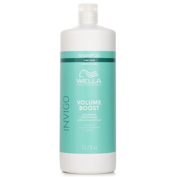 Wella Invigo Volume Boost Shampoo With Cotton Extract Fine Hair