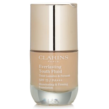 Clarins Everlasting Youth Fluid Illuminating & Firming Foundation SPF 15 - # 108 Sand(Box Slightly Damaged)